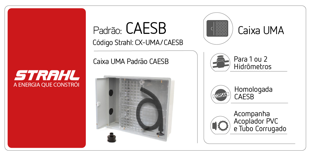 Caixa UMA CAESB: o que é, medidas e como instalar | Strahl